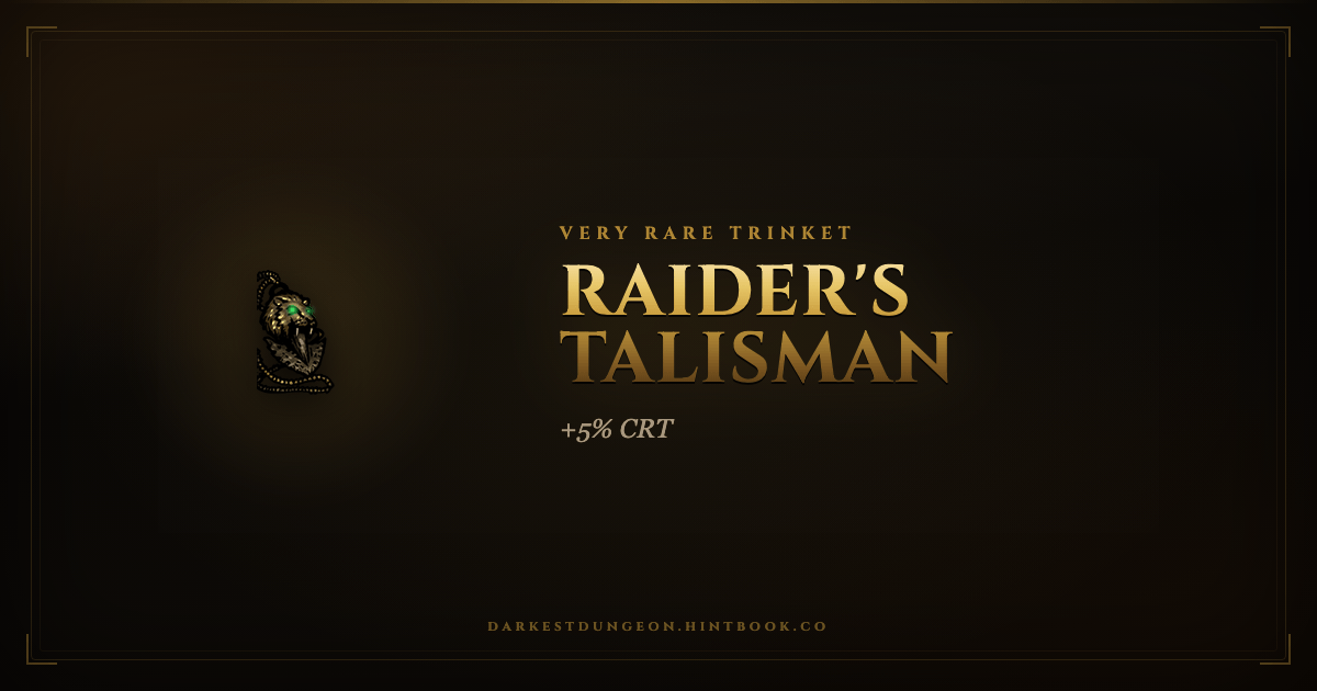Raider's Talisman — Darkest Wiki